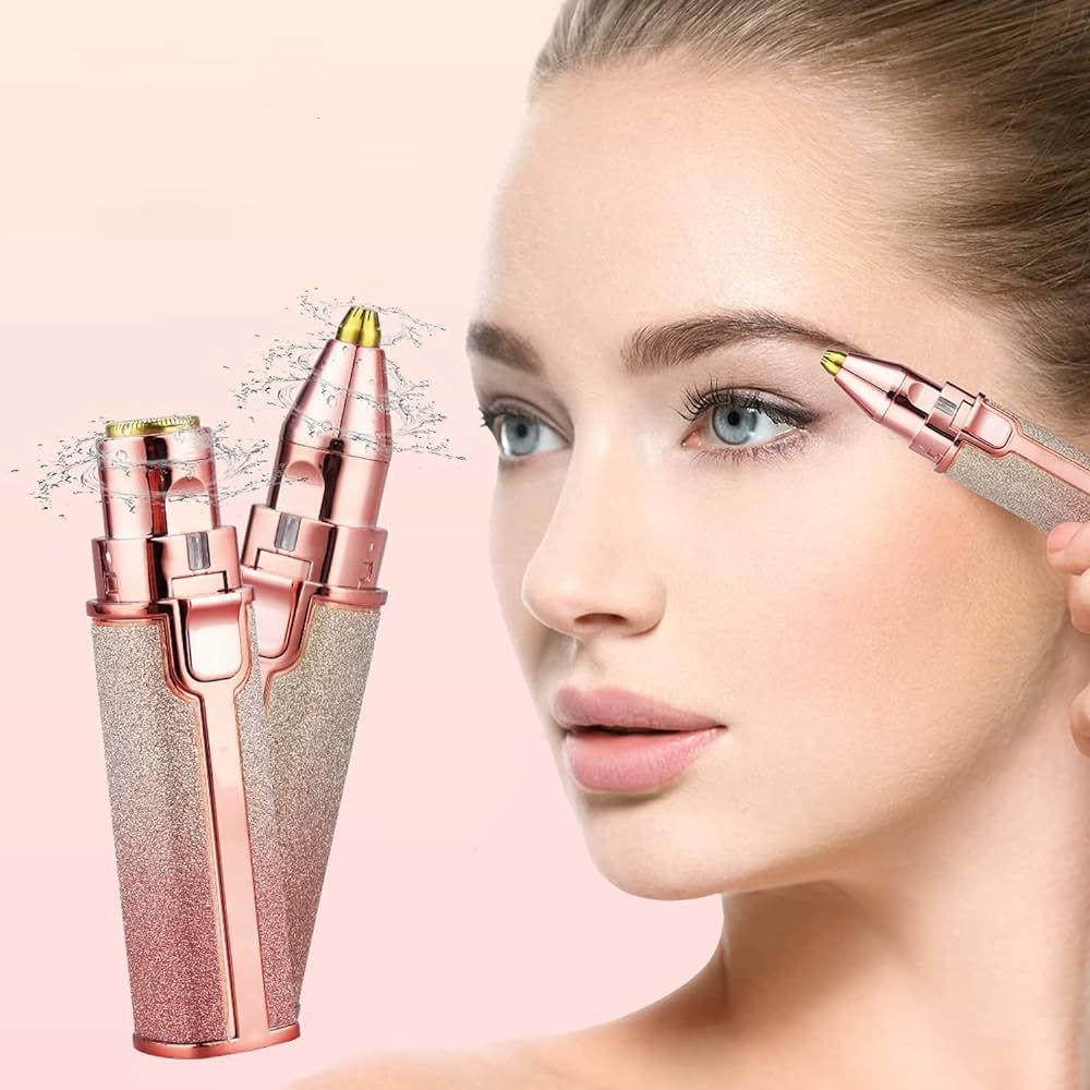 2-in-1 Eyebrow Trimmer Electric for Women - High Quality Hair Removal Tool