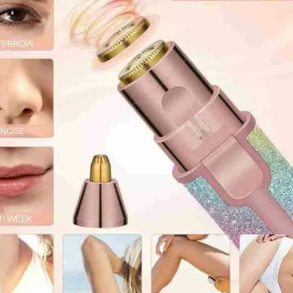 2-in-1 Eyebrow Trimmer Electric for Women - High Quality Hair Removal Tool